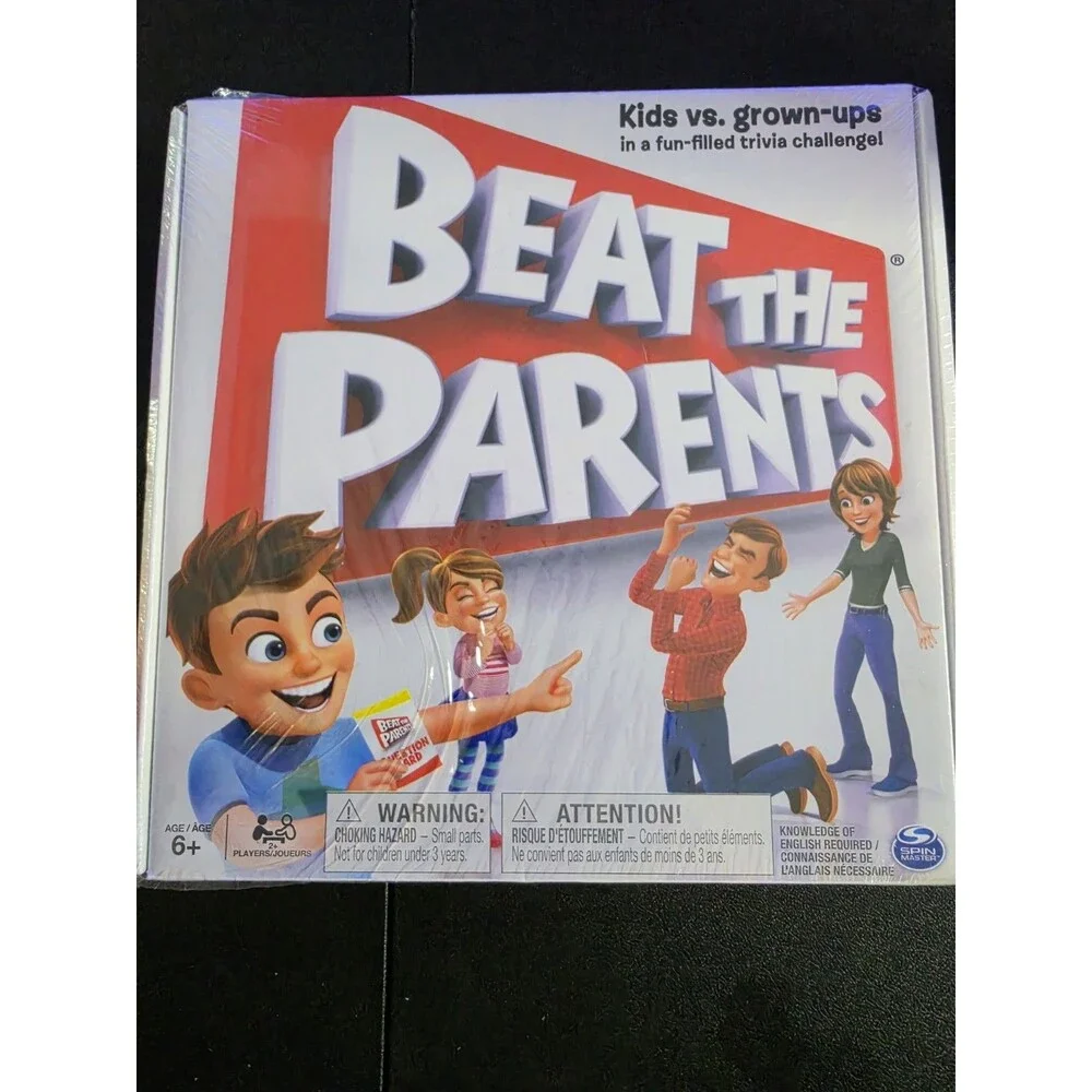 Beat The Parents Spin Master 2011 Board Game Family Age 6